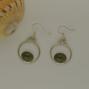 Tortola Green Jasper Earrings 4.2g - eGallery Shoppe