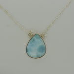 Larimar One Stone Necklace    6.3g - eGallery Shoppe