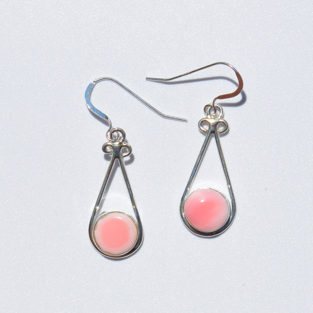 Pink Conch Shell Earrings - eGallery Shoppe