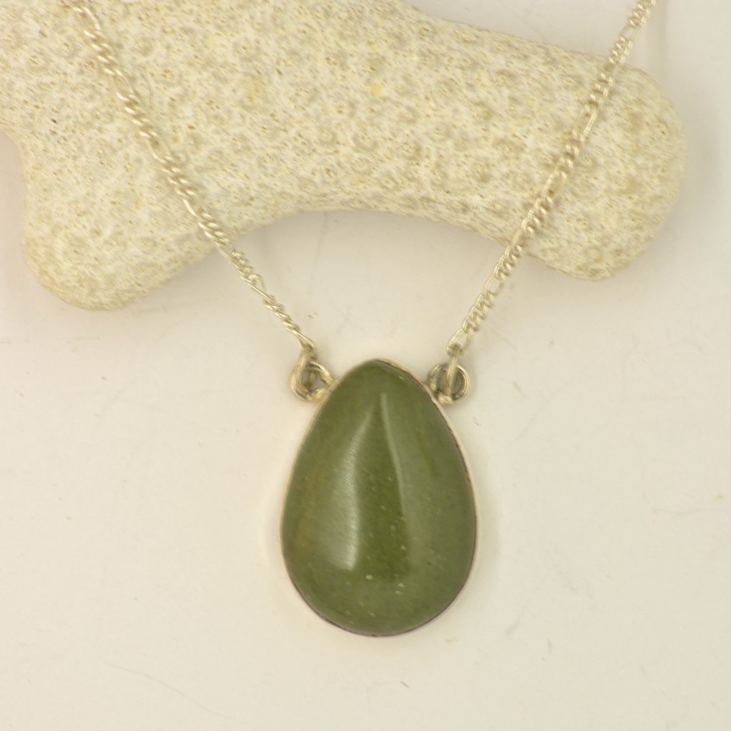 Tortola Green Jasper Medium Necklace - eGallery Shoppe